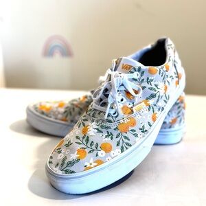 Vans Citrus Blossom Doheney Lace-Up Skate Shoes Women’s Size 11 clean soles